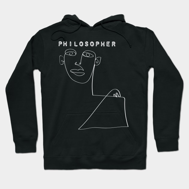 Philosopher Hoodie by Cleopsys